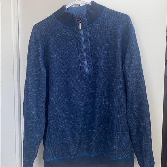 Tommy Bahama Other - Tommy Bahama Quarter Zip - Navy/Light Blue